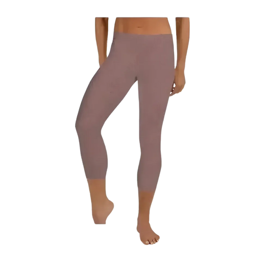 Damen Capri-Leggings von BUYATHOME24 aus Mikrofaser, sportlich, UV-Schutz, in XS bis XL, ideal für Yoga und Fitness.