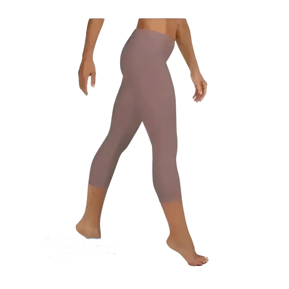 Damen Capri-Leggings von BUYATHOME24 aus Mikrofaser mit UV-Schutz, in XS bis XL, geeignet für Sport und Yoga.