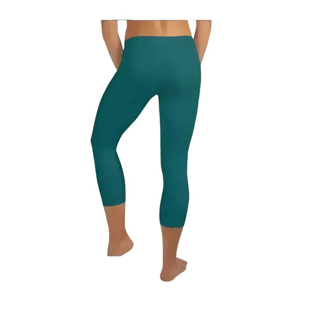 Damen Capri-Leggings aus Mikrofaser mit UV-Schutz, XS-XL, bequemes Yoga- und Sportleggings von BUYATHOME24