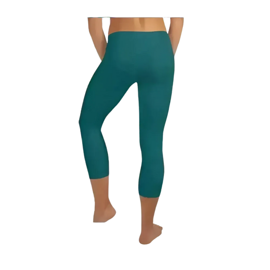 Damen Capri-Leggings aus Mikrofaser mit UV-Schutz, XS-XL, bequemes Yoga- und Sportleggings von BUYATHOME24