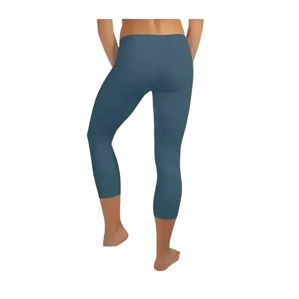 Damen Capri-Leggings aus Mikrofaser mit UV-Schutz in XS bis XL, bequemes Yoga-Design, von BUYATHOME24.