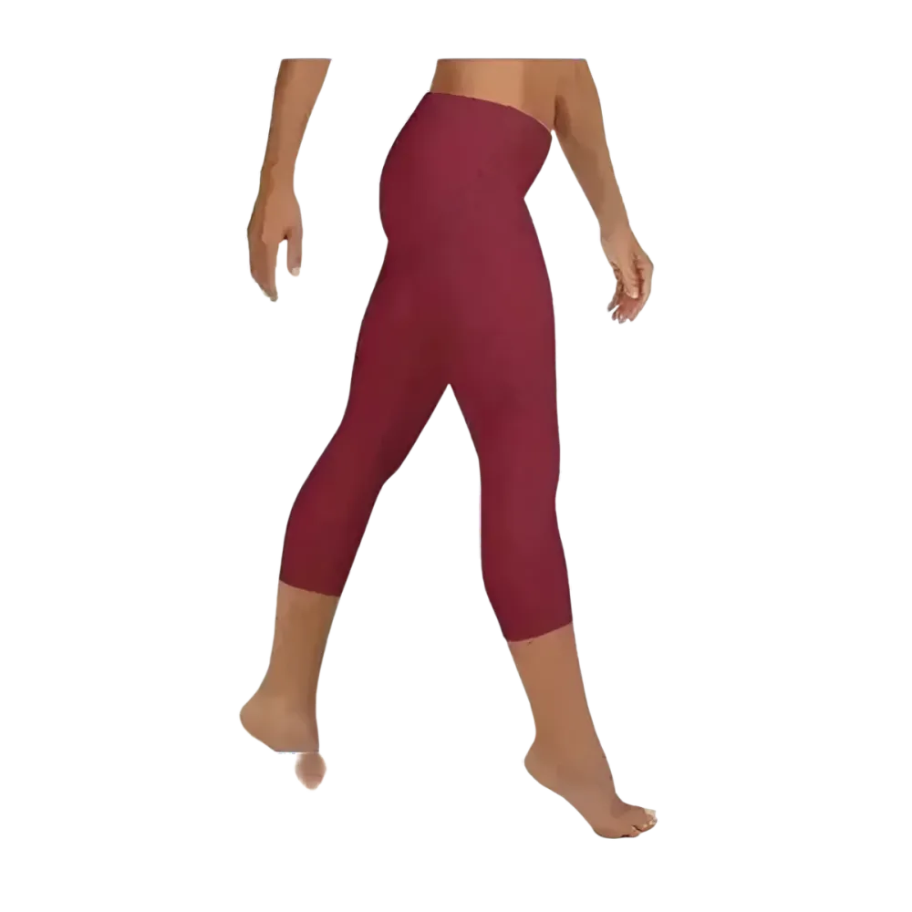 Damen Capri-Leggings aus Mikrofaser mit UV-Schutz von BUYATHOME24 in XS bis XL, perfekt für Yoga und Sport, bequem und stylisch.