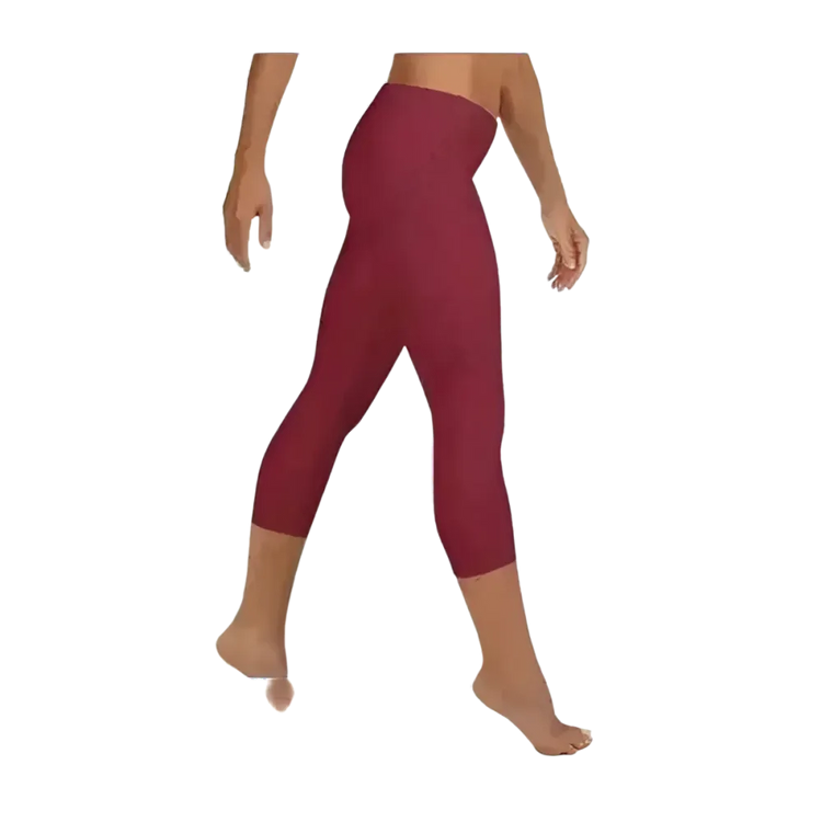 Damen Capri-Leggings aus Mikrofaser mit UV-Schutz von BUYATHOME24 in XS bis XL, perfekt für Yoga und Sport, bequem und stylisch.