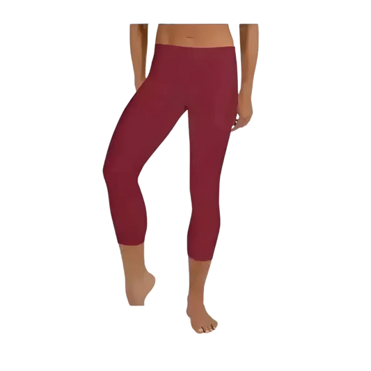 Damen Capri-Leggings aus Mikrofaser mit UV-Schutz in XS bis XL, bequemes Yoga- und Freizeit-Design von BUYATHOME24