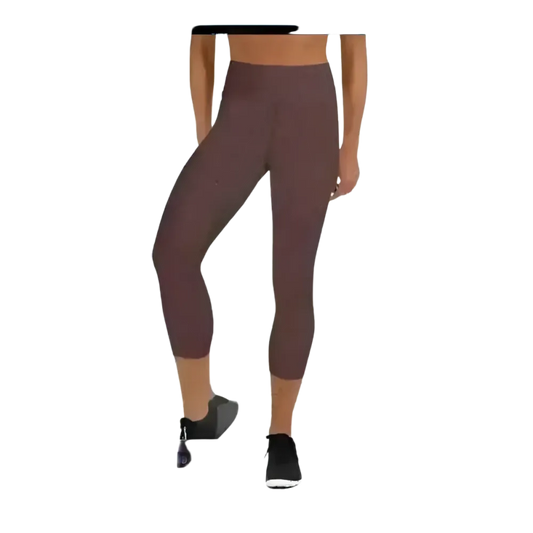 Damen Capri-Leggings von BUYATHOME24 mit UV-Schutz, in XS bis XL, ideal für Sport und Yoga, bequemes Stretchmaterial