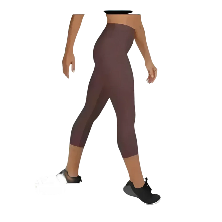 Damen Capri-Leggings von BUYATHOME24 in XS-XL, sportliche Yoga-Leggings mit UV-Schutz, bequem und vielseitig.