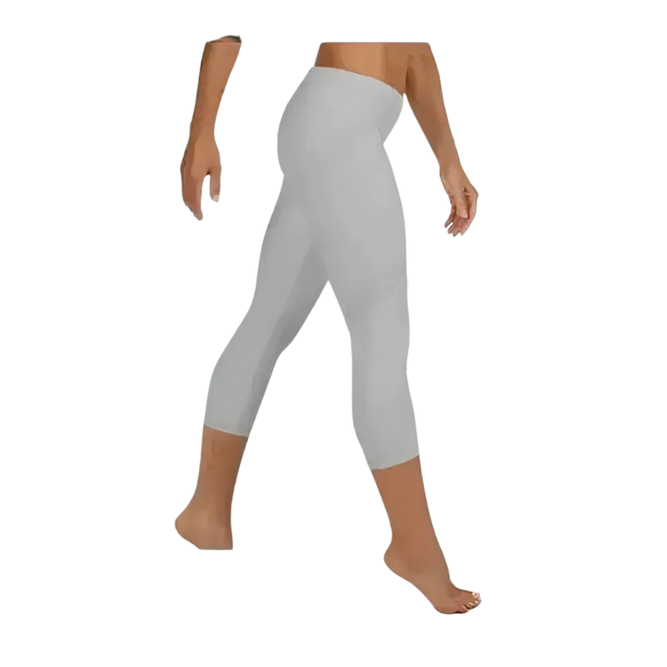 Damen Capri-Leggings von BUYATHOME24, Sportleggings mit UV-Schutz in XS bis XL, geeignet für Yoga und Fitness.