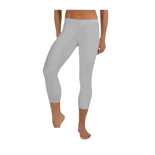Damen Capri-Leggings von BUYATHOME24, sportliche Yoga-Leggings mit UV-Schutz in den Größen XS bis XL, bequem und atmungsaktiv.