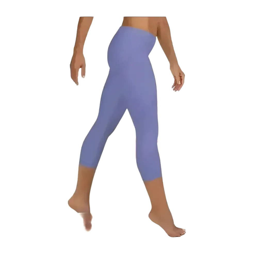 Damen Capri-Leggings von BUYATHOME24, sportliche Yoga-Leggings mit UV-Schutz in den Größen XS bis XL, bequem und atmungsaktiv