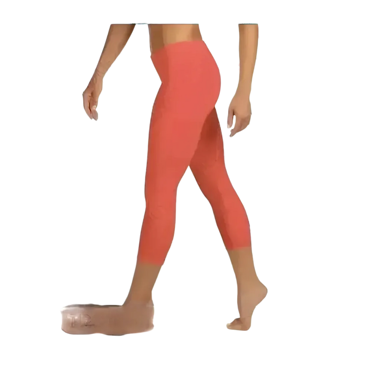 Damen Capri-Leggings mit UV-Schutz in XS-XL von BUYATHOME24, bequeme Yoga-Leggings mit personalisierbarem Design.