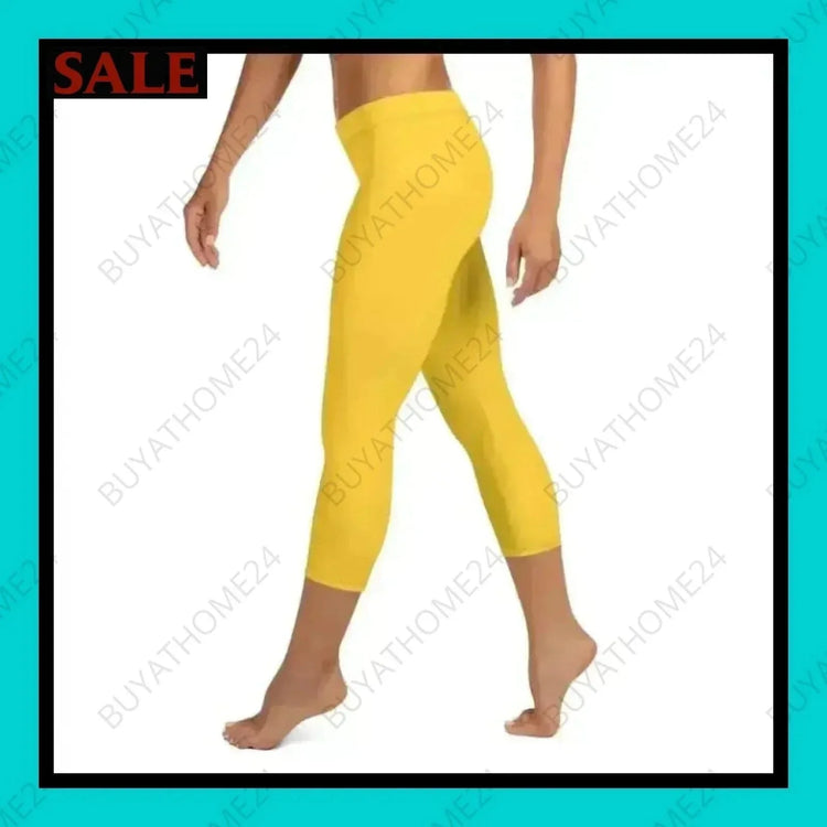 • Damen Capri-Leggings XS-XL - BUYATHOME24 - Textildruck - GERMANY - Capri-Leggings, DAMENMODE