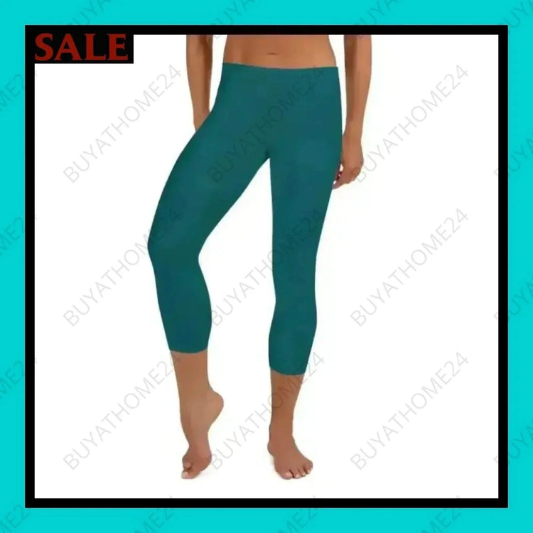 • Damen Capri-Leggings XS-XL - BUYATHOME24 - Textildruck - GERMANY - Capri-Leggings, DAMENMODE