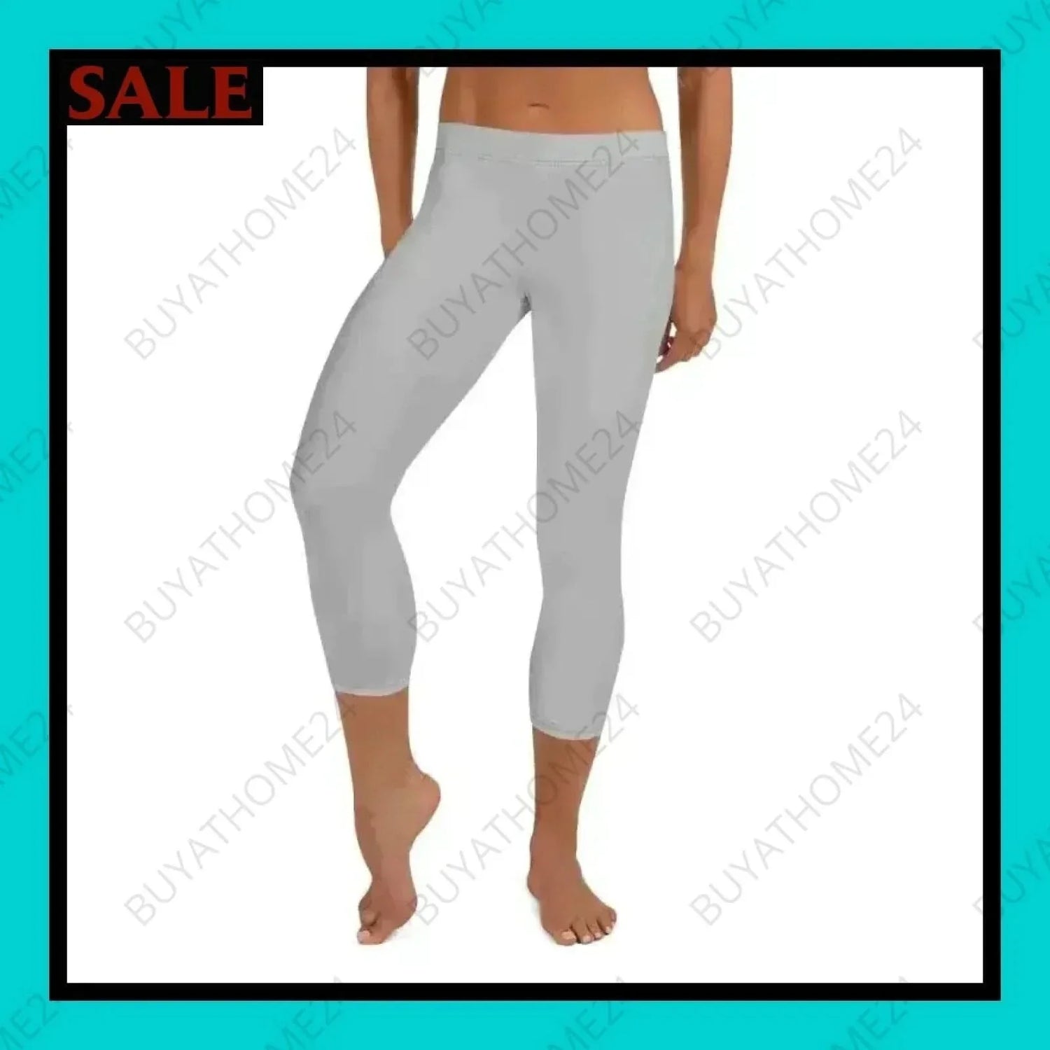 • Damen Capri-Leggings XS-XL - BUYATHOME24 - Textildruck - GERMANY - Capri-Leggings, DAMENMODE