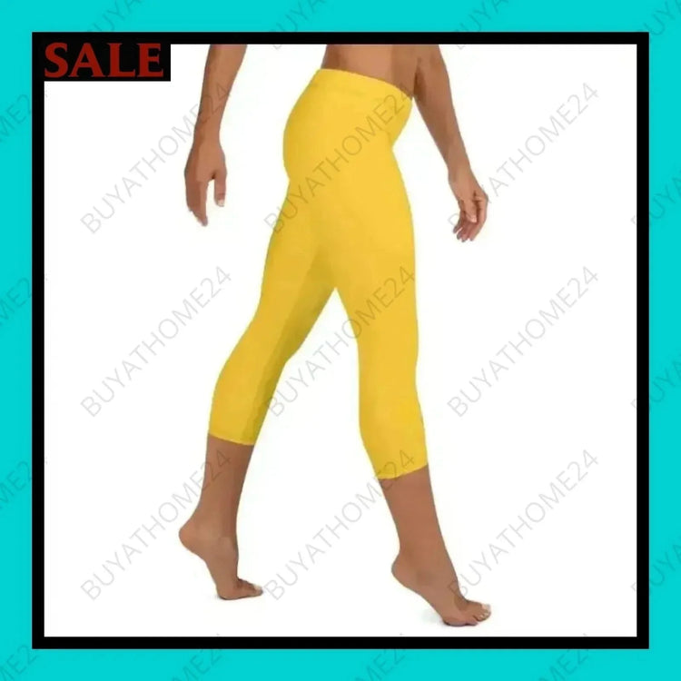 • Damen Capri-Leggings XS-XL - BUYATHOME24 - Textildruck - GERMANY - Capri-Leggings, DAMENMODE