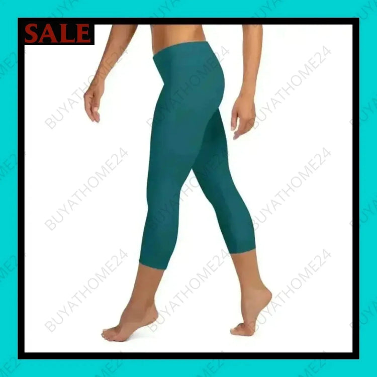 • Damen Capri-Leggings XS-XL - BUYATHOME24 - Textildruck - GERMANY - Capri-Leggings, DAMENMODE