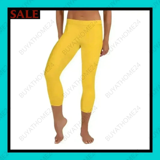 • Damen Capri-Leggings XS-XL - BUYATHOME24 - Textildruck - GERMANY - Capri-Leggings, DAMENMODE