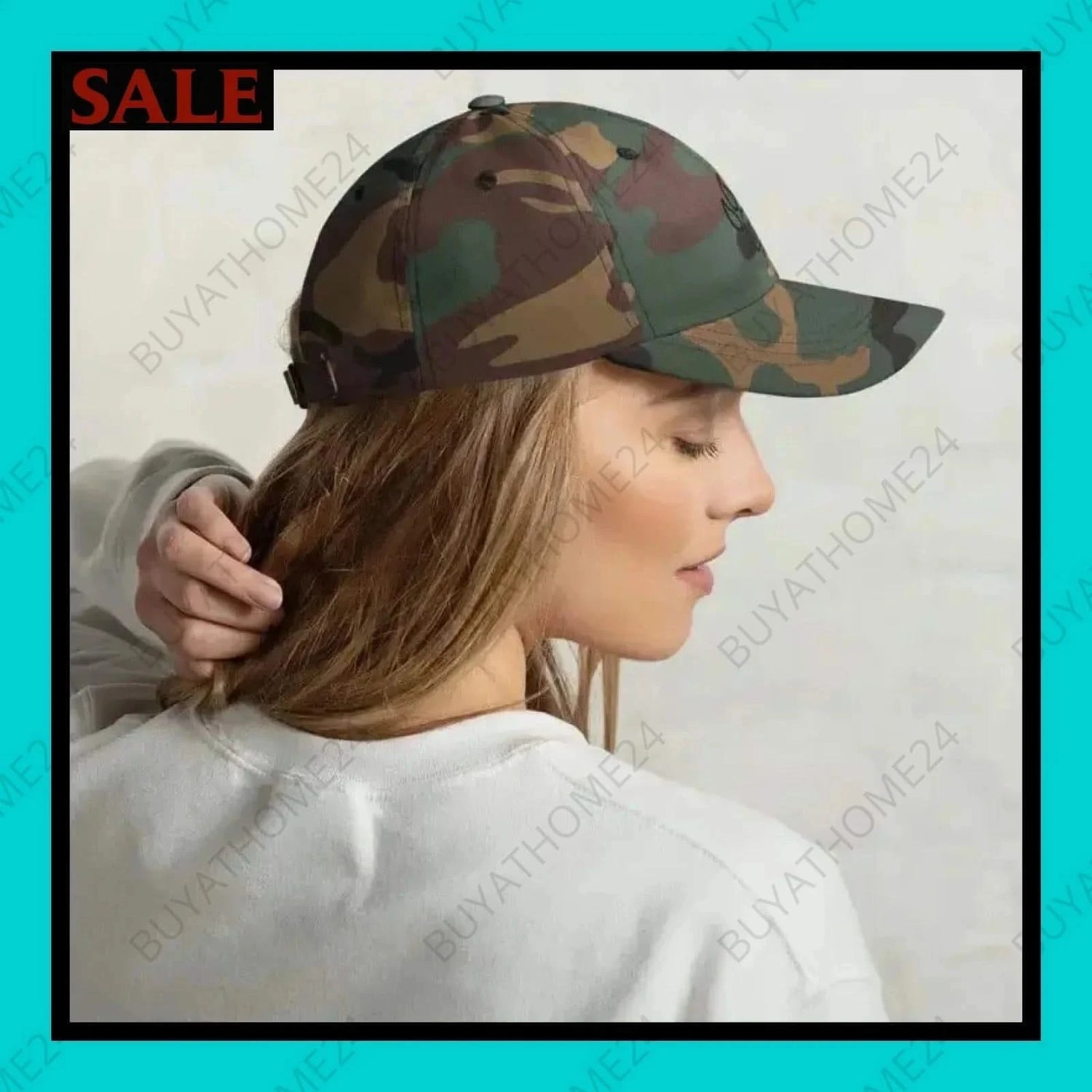 Damen Dad Cap 52 cm - 59 cm - BUYATHOME24 - Capdruck - GERMANY - Dad Cap, DAMENMODE