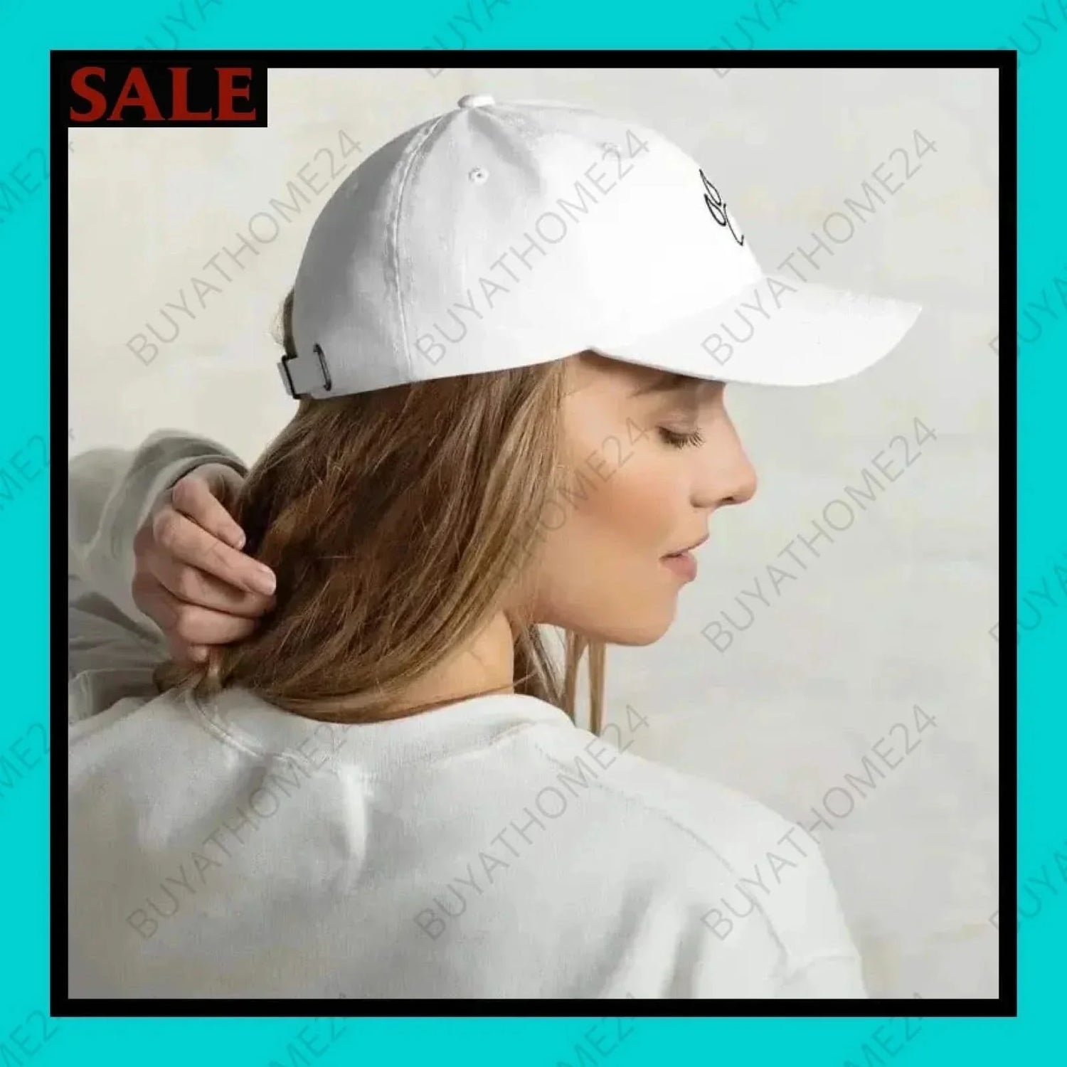 • Damen Dad Cap 52 cm - 59 cm - BUYATHOME24 - Capdruck - GERMANY - Dad Cap, DAMENMODE