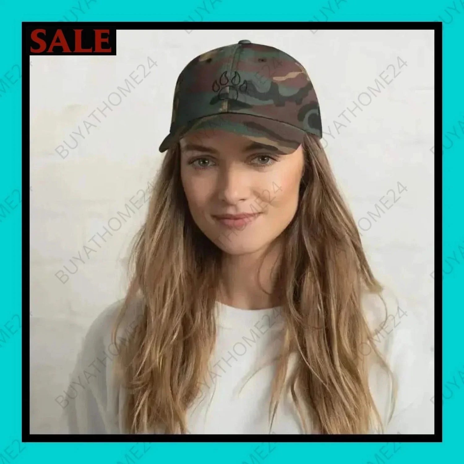 • Damen Dad Cap 52 cm - 59 cm - BUYATHOME24 - Capdruck - GERMANY - Dad Cap, DAMENMODE