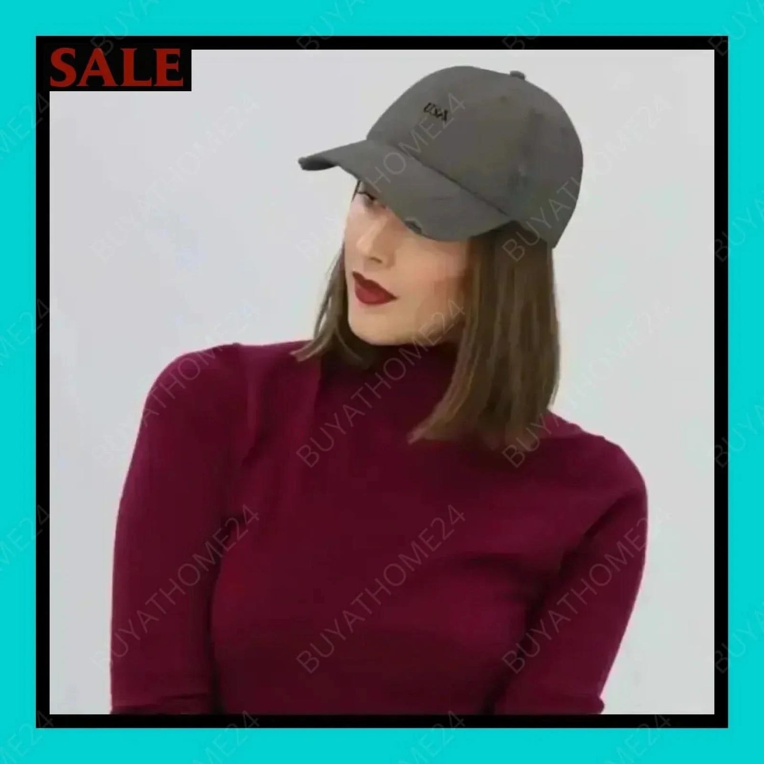 Damen Dad Cap im Used-Look 48 cm - 55 cm - BUYATHOME24 - bestickt - GERMANY - Dad Cap, DAMENMODE, YOUR STYLE