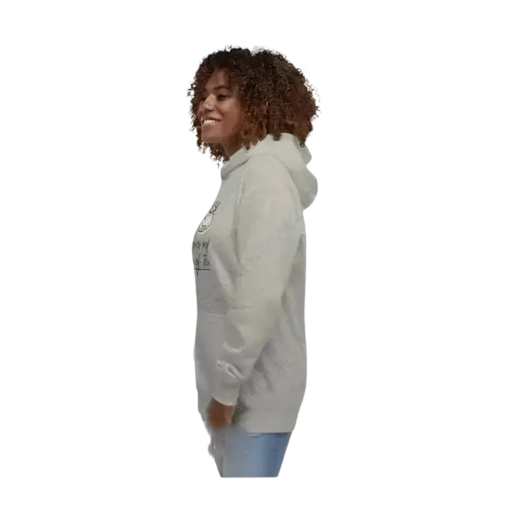 Grafik Damen Hoodie von BUYATHOME24 in den Größen S bis 3XL, mit auffälligem Design und Kapuze, bequem und stilvoll.