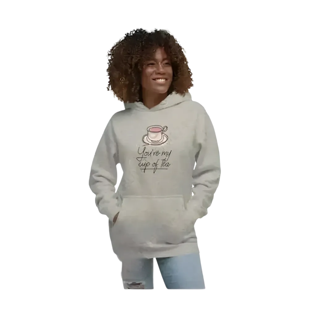 Grafik Damen Hoodie in S bis 3XL, bequemer Damen Kapuzenpullover von BUYATHOME24 mit modernem Design.