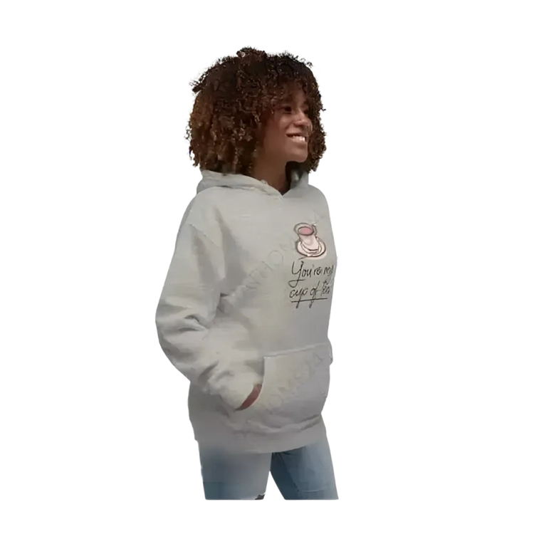 Grafik Damen Hoodie in verschiedenen Größen, bequemer Kapuzenpullover von BUYATHOME24 mit auffälligem Design.