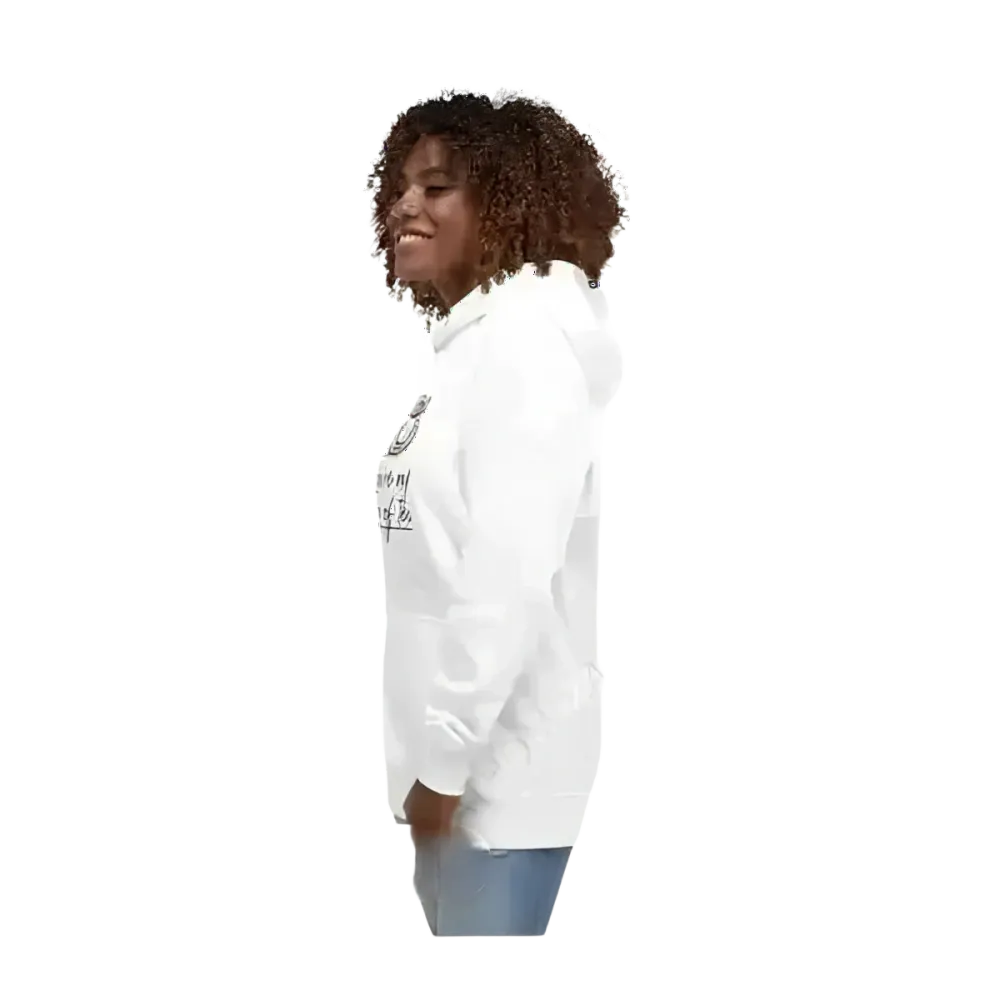 Grafik Damen Hoodie in S bis 3XL, bequemer Kapuzenpullover von BUYATHOME24 mit modernem Design, für Damen.