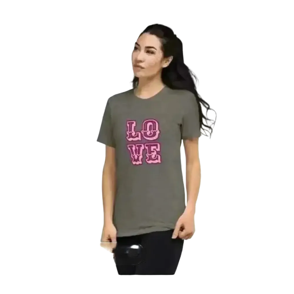 Grafik Damen T-Shirt in verschiedenen Größen, kurzärmlig, aus Polyester, stilbewusste Frauenmode von BUYATHOME24