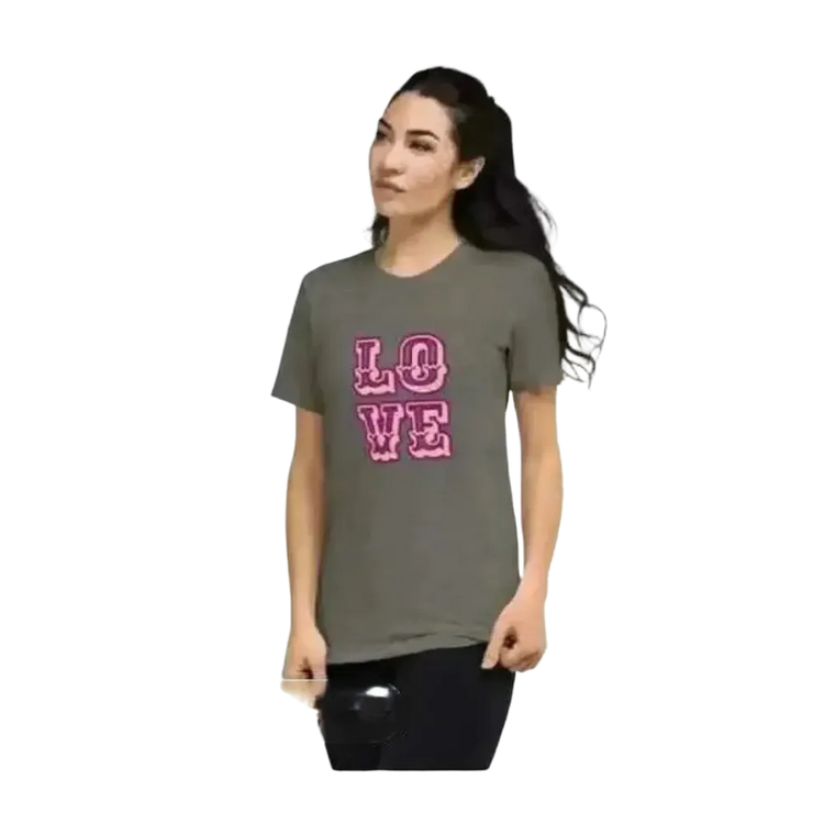 Grafik Damen T-Shirt in verschiedenen Größen, kurzärmlig, aus Polyester, stilbewusste Frauenmode von BUYATHOME24