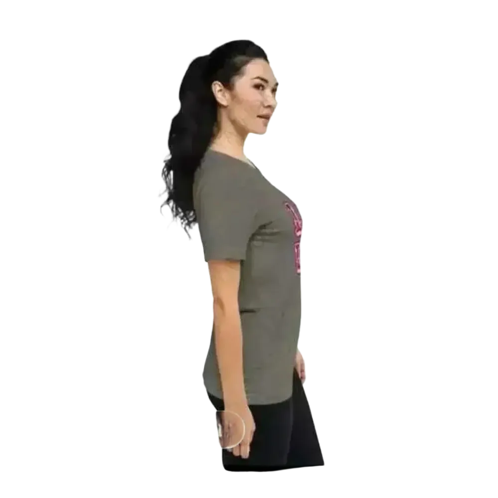 Grafik Damen T-Shirt kurzarm in verschiedenen Größen, Polyester, stilvoll für modebewusste Frauen, rundhals, BUYATHOME24