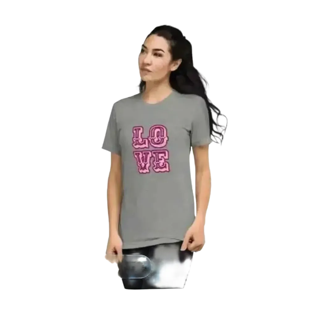 Grafik Damen T-Shirt in Kurzarm, Polyester, in verschiedenen Größen, mit modernem Design für stilbewusste Frauen.