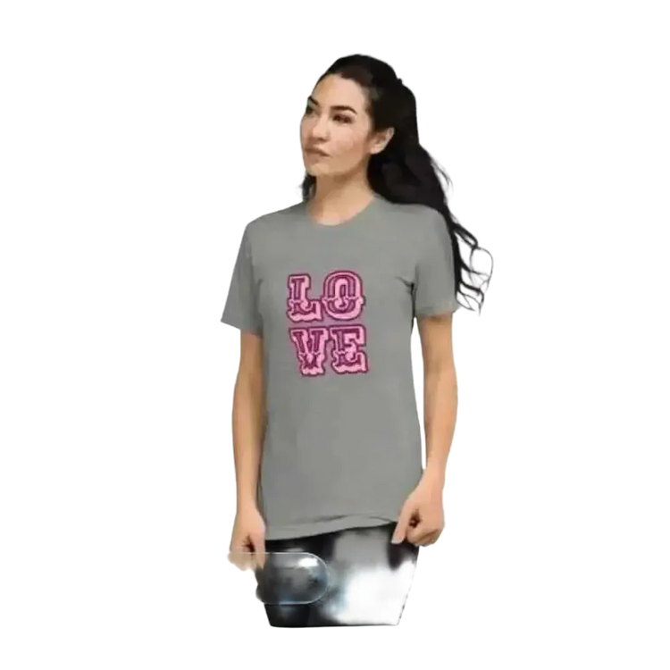 Grafik Damen T-Shirt in Kurzarm, Polyester, in verschiedenen Größen, mit modernem Design für stilbewusste Frauen.