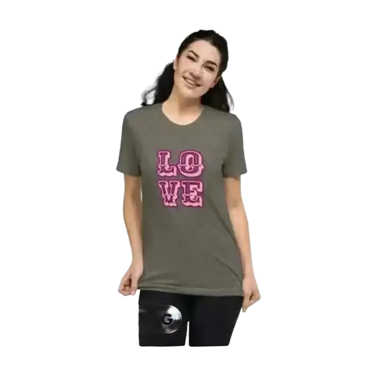 Grafik Damen T-Shirt kurzarm in verschiedenen Größen, stylisch und bequem, aus Polyester, für modebewusste Frauen.