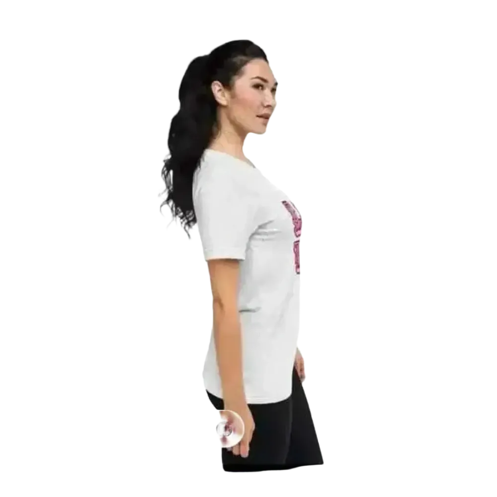Grafik Damen T-Shirt in verschiedenen Größen, kurzärmelig, aus Polyester, stilbewusste Frauen, weibliches Mode-Top