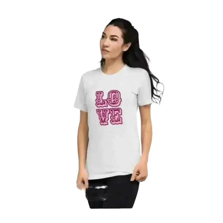 Damen Grafik Rundhalsshirt aus Polyester in verschiedenen Größen für stilbewusste Frauen, kurzärmelig, modisches Damen T-Shirt