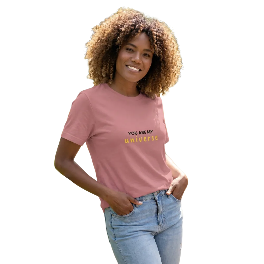 Damen Grafik T-Shirt aus 100% Baumwolle mit Rundhals, bequemes Damen T-Shirt in den Größen S-3XL, von BUYATHOME24