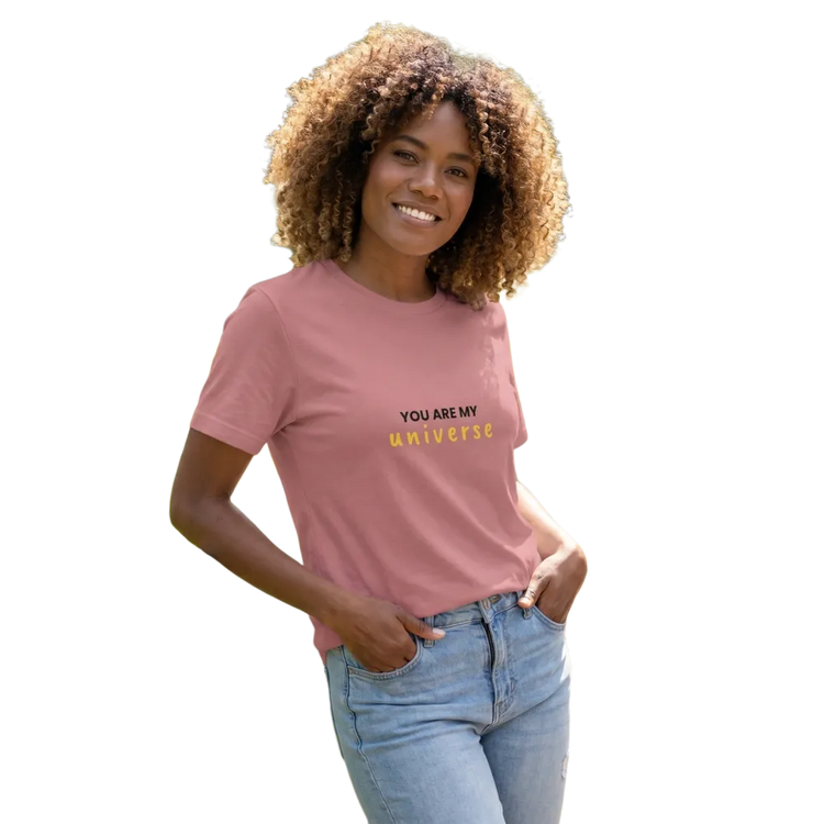 Damen Grafik T-Shirt aus 100% Baumwolle mit Rundhals, bequemes Damen T-Shirt in den Größen S-3XL, von BUYATHOME24
