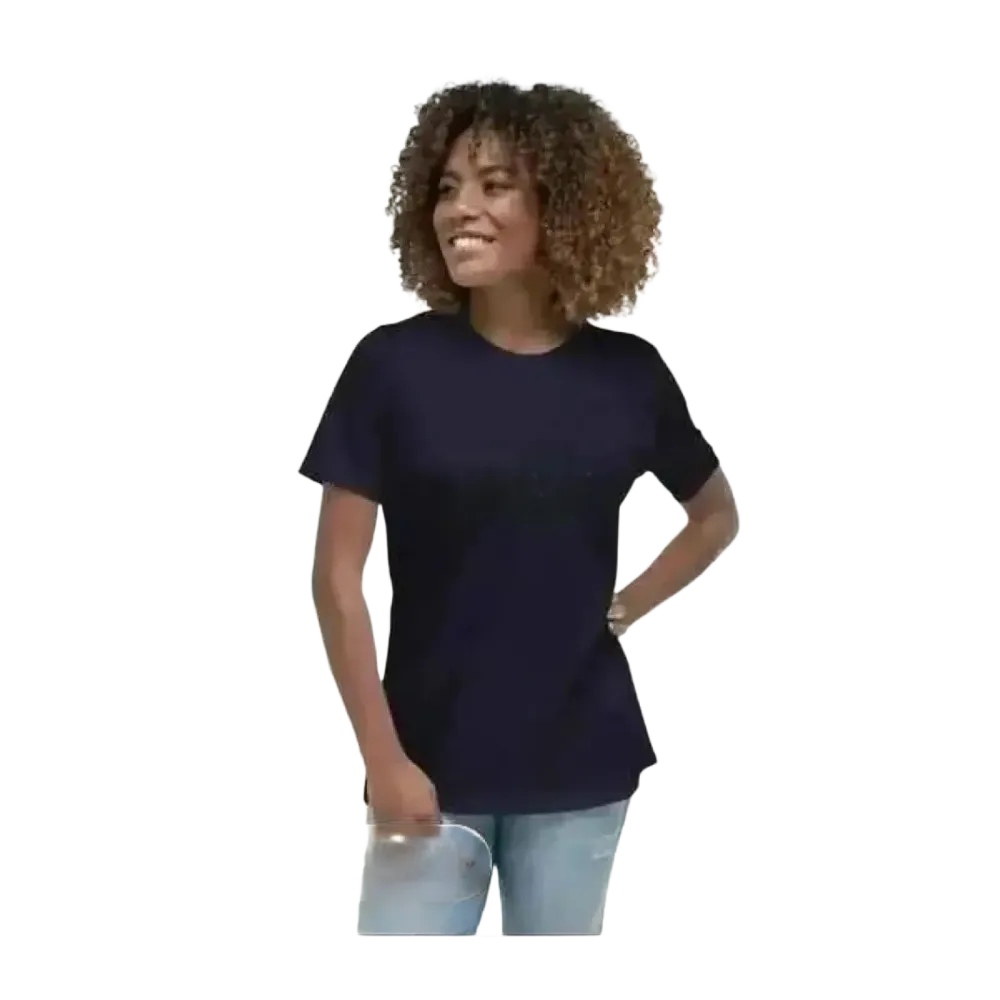 Damen Baumwoll-Grafik-T-Shirt von BUYATHOME24 in verschiedenen Größen, Rundhalsausschnitt, stilbewusstes Design, für Damen.