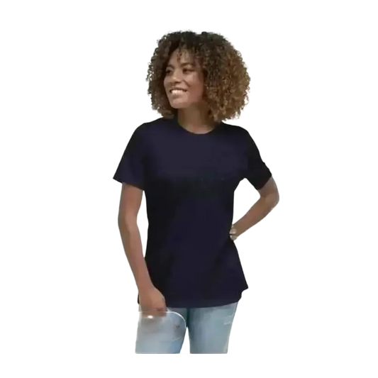 Damen Baumwoll-Grafik-T-Shirt von BUYATHOME24 in verschiedenen Größen, Rundhalsausschnitt, stilbewusstes Design, für Damen.