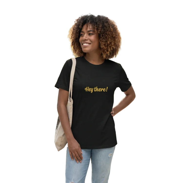 Damen Grafik T-Shirt aus Baumwolle, Rundhals, mit buntem Druck, in den Größen S bis 3XL, von BUYATHOME24.