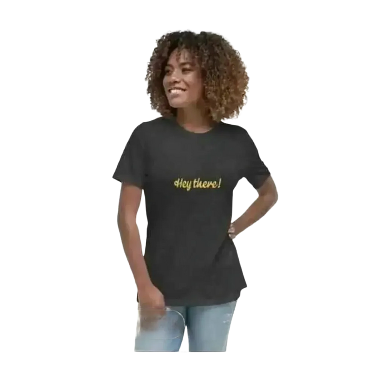 Damen Grafik T-Shirt aus Baumwolle, Rundhals, in S bis 3XL, stilvolles Damen T-Shirt mit grafischem Design von BUYATHOME24