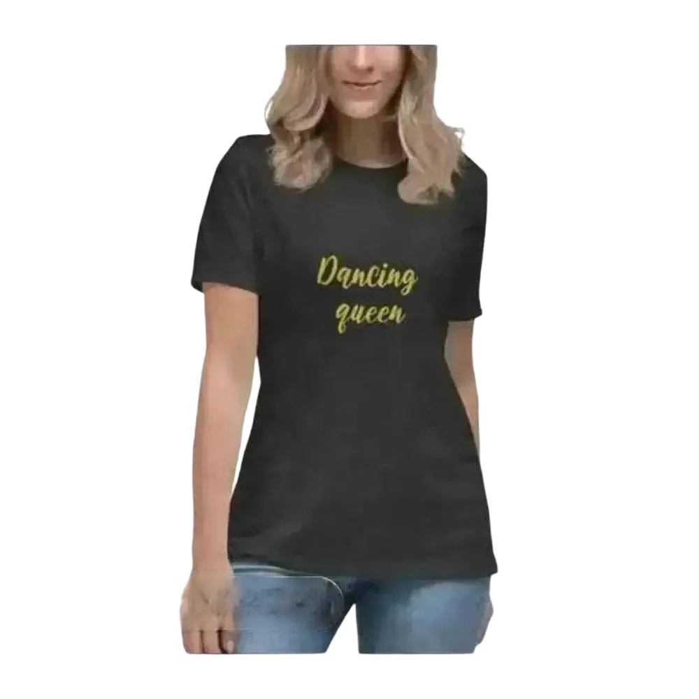 Damen Baumwoll-Grafik T-Shirt, Rundhals, zeitloses Design, in Größen S bis 3XL, von BUYATHOME24