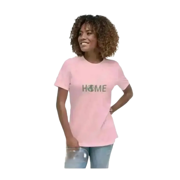 Damen Baumwoll-Grafik-T-Shirt von BUYATHOME24, Rundhals, in verschiedenen Größen S-3XL, stilvolles Damen T-Shirt mit Grafikdesign