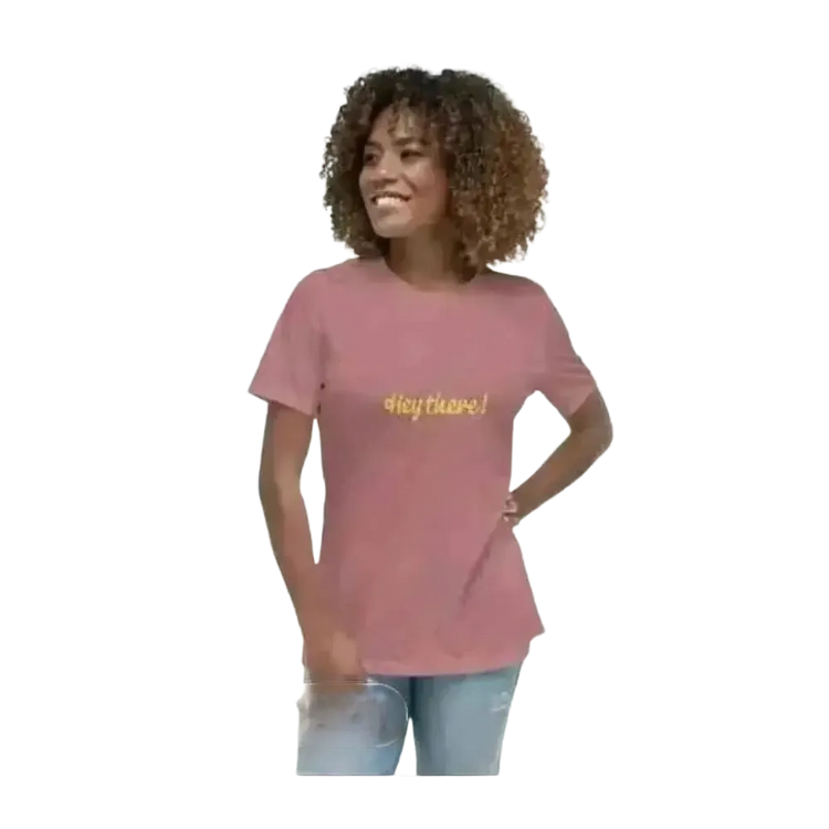 Grafik Damen T-Shirt aus Baumwolle in S bis 3XL, rundhals, stilbewusste Frauen, bequemes T-Shirt von BUYATHOME24