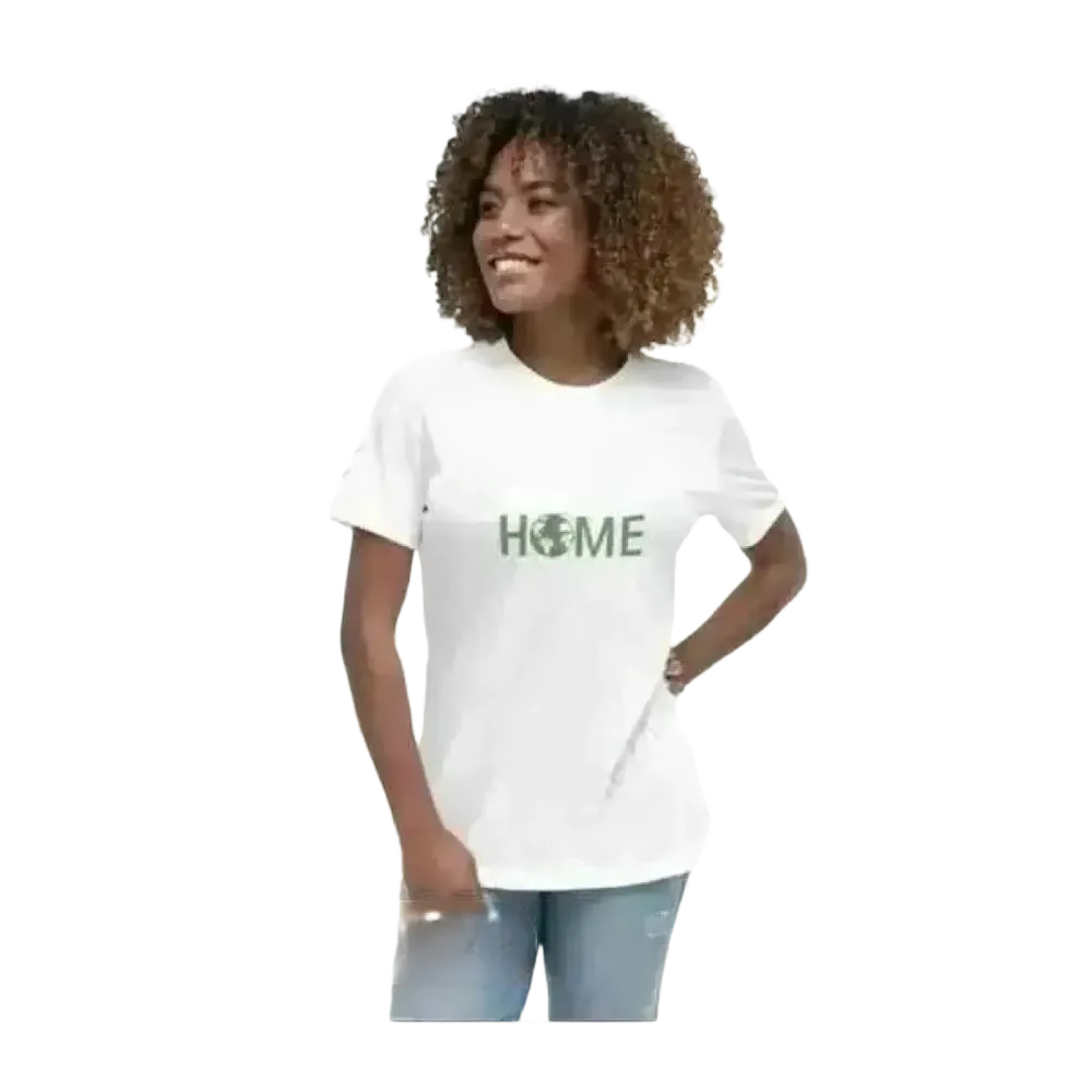 Damen Baumwoll-Grafik-T-Shirt von BUYATHOME24 in verschiedenen Größen, rundhals, stilbewusst, bequem und vielseitig.