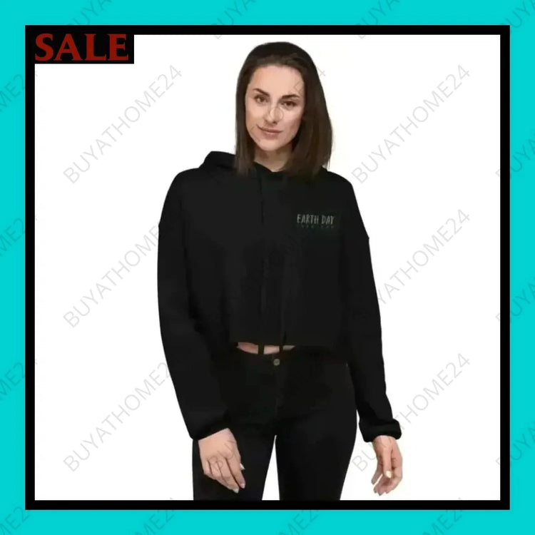 Damen Hoodie Cropped S-2XL - BUYATHOME24 - bestickt - GERMANY - DAMENMODE, Hoodie, YOUR STYLE