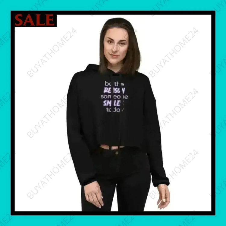 • Damen Hoodie Cropped S-2XL - BUYATHOME24 - Hoodiedruck - GERMANY - DAMENMODE, Hoodie, YOUR STYLE