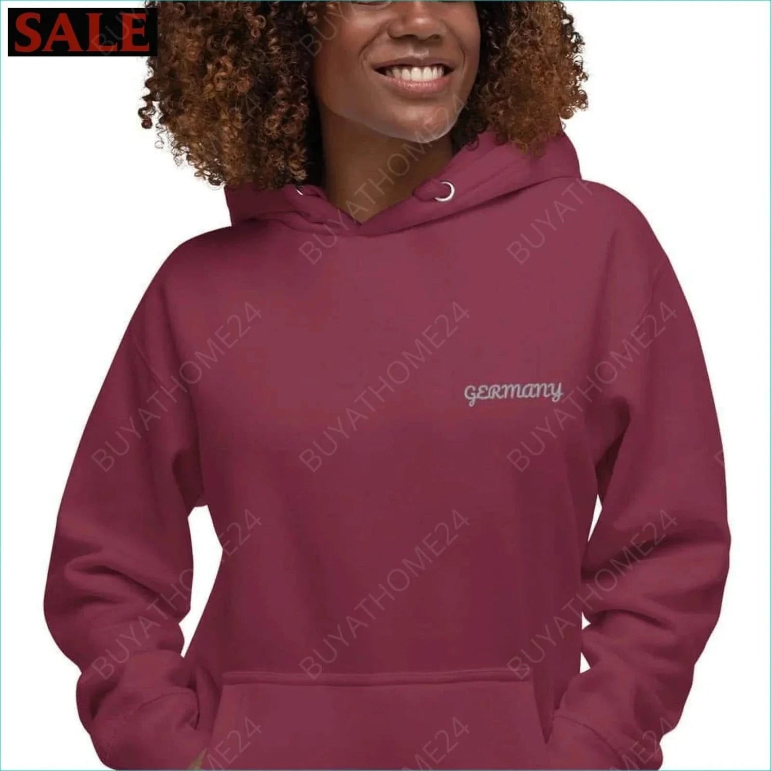 Damen Hoodie S-3XL - BUYATHOME24 - bestickt - GERMANY - DAMENMODE, Hoodie, YOUR STYLE