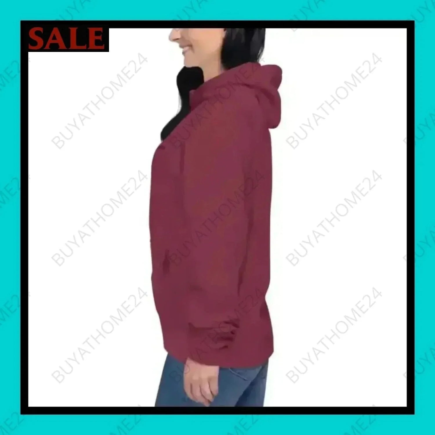 • Damen Hoodie S-3XL - BUYATHOME24 - bestickt - GERMANY - DAMENMODE, Hoodie, YOUR STYLE